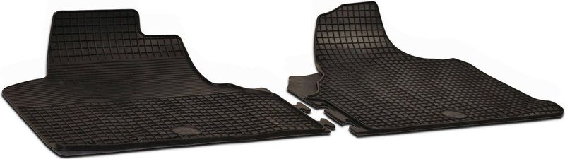 Walser DirtGuard rubberen voetmatten geschikt voor Citroen Jumpy II 2007-2016, Peugeot Expert Tepee 2007-Vandaag, Fiat Scudo 2007-2016, Toyota Proace 2013-2016