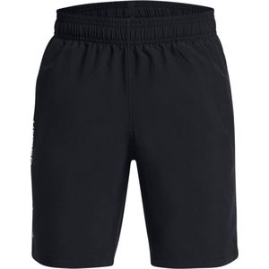 Under Armour UA Woven Wdmk Shorts Jongens Sportbroek - Zwart - Maat YSM