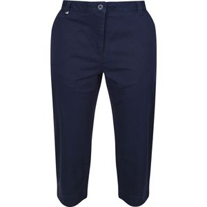 Regatta Dames Mayaan Capri Navy Blauw Maat 46