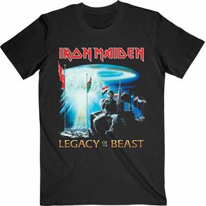 Iron Maiden - Two Minutes To Midnight Heren T-shirt - S - Zwart
