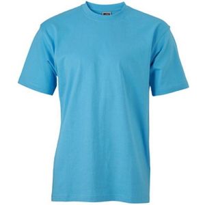 James and Nicholson - Unisex Medium T-Shirt met Ronde Hals (Sky Blauw)