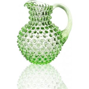 Anna Von Lipa Waterkan Waterkaraf Schenkkan Karaf Glas Paris Hobnail 1L Licht Groen