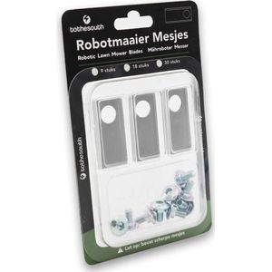 To the South® Robotmaaier Mesjes staal geschikt voor Honda Miimo HRM 2500 Live - 9 stuks