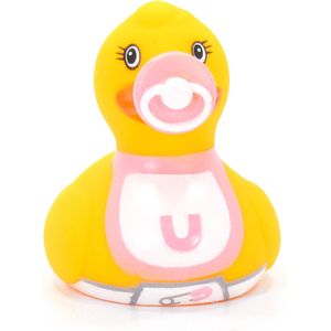 BUD Deluxe Mini It's A Girl Duck van Bud Duck: Mooiste Design baby meisje badeend ter Wereld