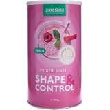 Shape And Control Shake Aardbei En Framboos 350 Gram (350 Gram) - Purasana