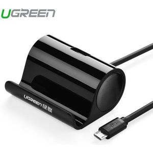 Ugreen Micro USB OTG Cable Adapter with Cradle 50cm - Zwart