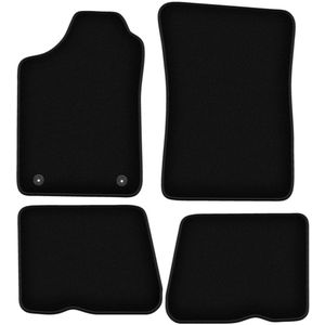 BASIC zwarte veloursmatten voor: Renault 19 cabrio, hatchback, sedan, chamade (1988-1996)