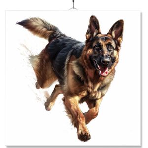 Tegel Met Opdruk | Geschenk | Wc | Toilet | Duitse Herder
