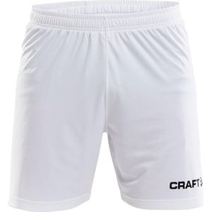 Craft Squad Short Solid Heren Sportbroek - Maat L  - Mannen - wit/zwart
