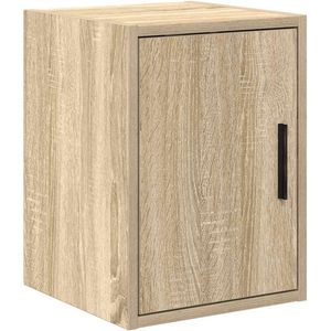 vidaXL - Garagewandkast - sonoma - bewerkt - hout - eikenkleurig
