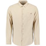 No Excess Mannen Corduroy Overhemd - Stijlvol En Comfortabel Donker Beige S