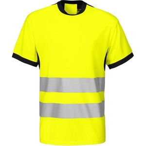 ProJob 6009 SIGNALISATIET-SHIRT EN ISO 20471 KLASSE 2 646009 - Geel/Zwart - XS