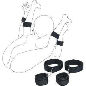 Benenspreider bdsm - Seksspeeltjes voor Koppel – Erotiek Toys - Sex Sling – Love Swing – Discreet Verpakt – Zwart