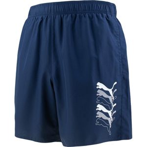 PUMA zwemshort double logo blauw - XL