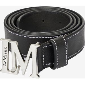 Le Mieux Monogram Belt - Black - Maat S