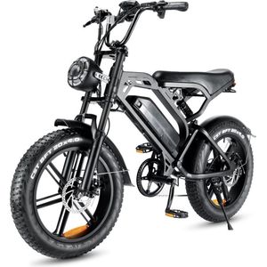 Beefly V20 versie 2 - Fatbike - Elektrische Fiets - Elektrische fatbike - E Bike - 15 Ah Accu 250W motor - Zwart
