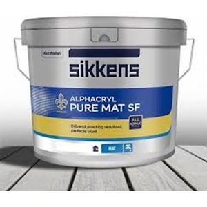 Sikkens Alphacryl Pure Mat SF 10 liter Rijks Licht Grijs