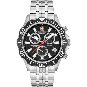 Swiss Military Hanowa 06-5305.04.007 horloge heren - zilver - edelstaal