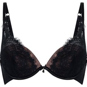 Hunkemöller Dames Lingerie Voorgevormde beugel bh Mirabella - Zwart - maat D75