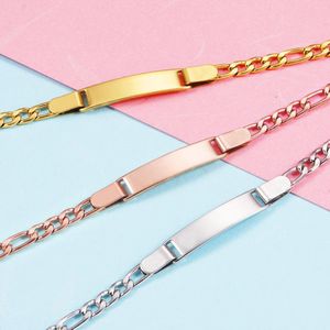 Baby/Kinder Armbandje Met Naam | Rosegoud | RVS | Yannick