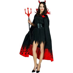 Cape - Duivel - Duiveltje - Halloween kostuum - Carnavalskleding - Carnaval kostuum dames - One-size