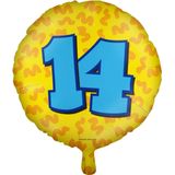Paperdreams - Folieballon Happy Party 14 jaar (45 cm)