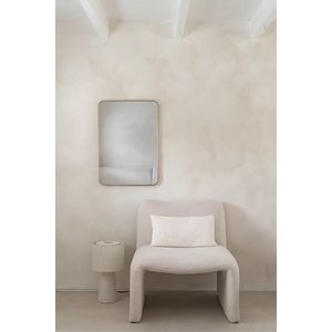 Nordic Style® Wandspiegel 70x50cm | Greige | Scandinavische Spiegels | Vierkant | Wandspiegel | Badkamerspiegel | Gangspiegel