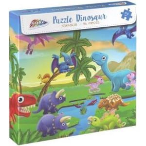 Dinowereld Puzzel (96 stukjes)