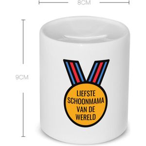 Akyol - liefste schoonmama van de wereld Spaarpot - Mama - de liefste schoonmoeder - moeder cadeautjes - moederdag - verjaardagscadeau - verjaardag - cadeau - geschenk - kado - gift - moeder artikelen - 350 ML inhoud