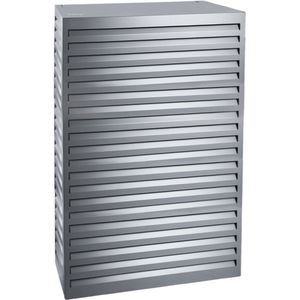 Evolar EVO-COVER-TA - Airco & Warmtepomp Buitenunit Omkasting - Maat Tower - 120 x 160 x 65 cm - Gepoedercoat - Aluminium - Hoogwaardige kwaliteit - Licht Antraciet - RAL 7037