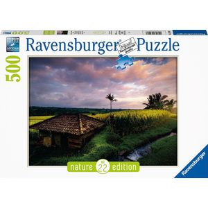 Ravensburger puzzel Rijstvelden in Bali - Legpuzzel - 500 stukjes