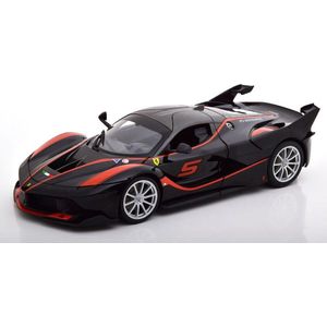 Ferrari FXX K No.5 2015 Zwart/Rood 1:18 Burago