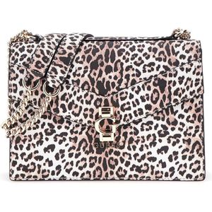 Guess Jorah Convertible Xbody Dames Schoudertas - Leopard - One Size