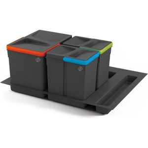 Equivera Statiegeld Containter - Afvalscheiding - Recycle Afvalbak - Lege Flessen - Nieuw Model 2024 - Statietas