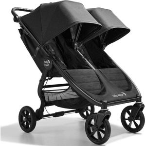 Baby Jogger City Mini GT2 - Tweeling Kinderwagen - Inclusief Regenhoes & Beschermstang - Duowagen - Buggy - Zwart