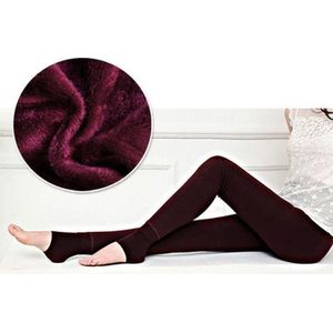 Fleece Legging - Wijnrood - One Size