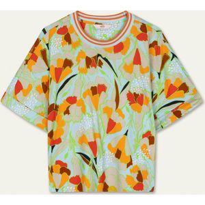 Oilily Today - T-shirt - Dames - Blauw - M