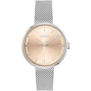 Hugo Boss Crush 1540099 Horloge - Staal - Zilverkleurig - Ø 38 mm