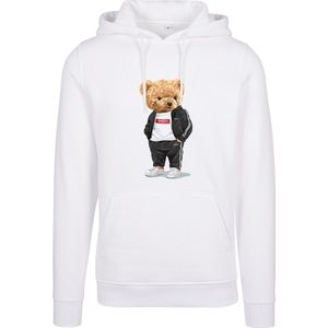 Heren Hoodies met Ballin Est. 2013 Bear Tracksuit Hoodie Print - Wit - Maat XXL