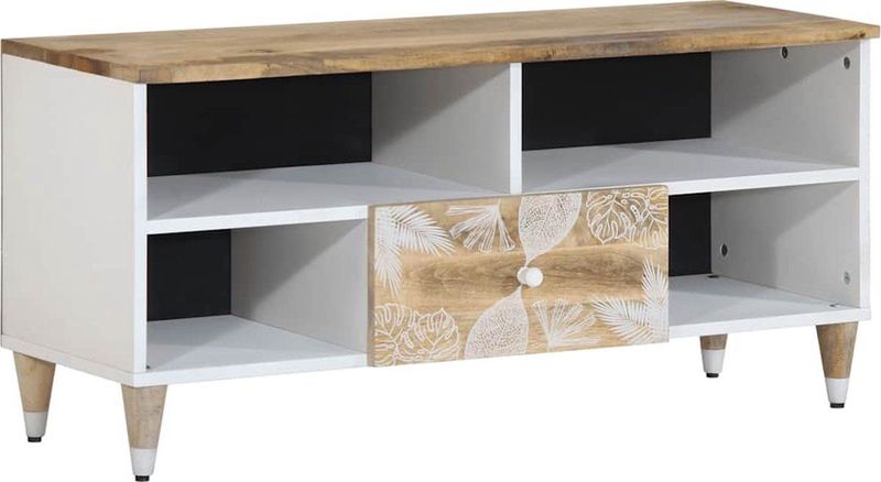 vidaXL - Tv-meubelx33,5x46 - cm - massief - mangohout