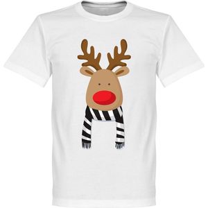 Reindeer Supporter T-Shirt - Zwart/Wit - Kinderen - 116
