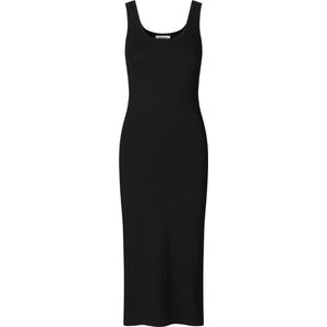 Zwarte lange basic jurk Tulla - Modstrom