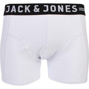 Jack & Jones heren boxers Sense trunks (3-pack) - wit - Maat: M