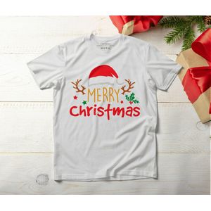 MERRY Christmas - T Shirt - HappyHolidays - MerryChristmas - ChristmasCheer - JoyfulSeason - Gift - Cadeau - VrolijkKerstfeest - FijneKerstdagen - Kerstvreugde - Feestdagen