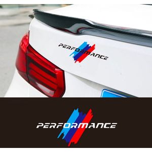 Auto Performance Sticker Wit - Striping Wrap voor Kofferbak, Motorkap Deuren, Panelen - Autosticker - universeel/alle automerken - Auto Accessoires Stickers