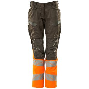 Mascot Accelerate Safe Broek met kniezakken 19678-236 - donkerantraciet/hi-vis oranje - C40 - 82