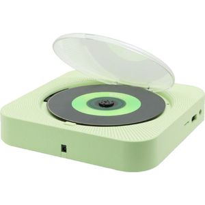 Somstyle CD Speler met Speaker - Bluetooth - 3.5 MM Aux - CD / CD-R / CD-RW - Discman - MP3 - Groen