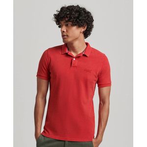 Superdry Vint Destroy Polo Rood L Man