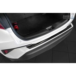 Avisa Zwart RVS Achterbumperprotector passend voor Toyota C-HR 2016- 'Ribs'