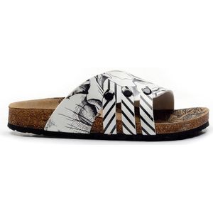 GOBY - Patroon - Slippers - Sandalen -Hoge kwaliteit - Handmade - Maat 36